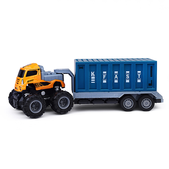 Машина KLX600-189 "Мега контейнер" (свет,звук) в коробке