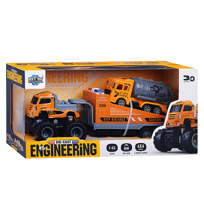 Машина KLX600-356 "Мега инженерная машина" в коробке