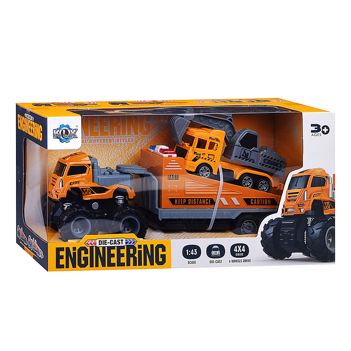 Машина KLX600-356 "Мега инженерная машина" в коробке