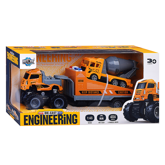 Машина KLX600-356 "Мега инженерная машина" в коробке