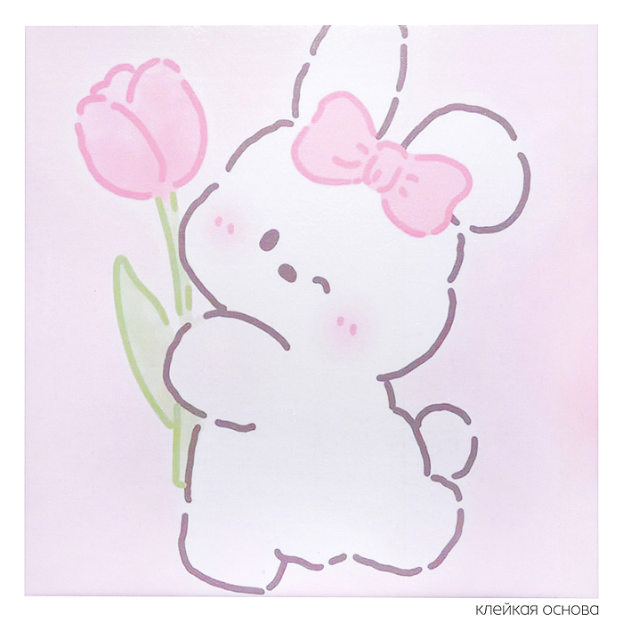 Набор творческая мастерская MKX-4 "Зайчик с цветочком" 30*30 см.