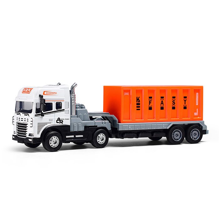 Машина KLX800-209 "Мега контейнер" (свет,звук) в крорбке