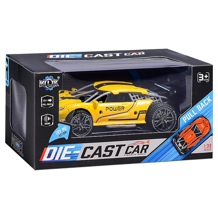 Машина KLX600-318 "Гоночная 4" (свет,звук) в коробке