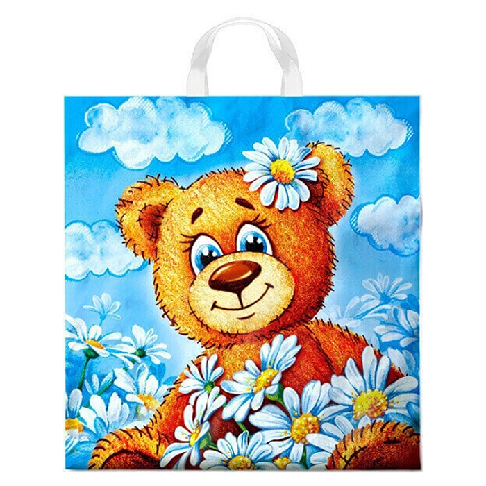 Пакет ПЭ с петлевой ручкой 40х42, 45мкм "Тоша" ПВД Пакет ПЭ с петлевой ручкой 40х42, 45мкм "Тоша" ПВД