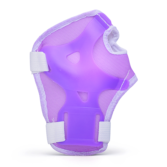 Фото к товару Ролики детские, размер M, фиолетовый (со шлемом и защитным снаряжением) Ролики детские, размер M, фиолетовый (со шлемом и защитным снаряжением)