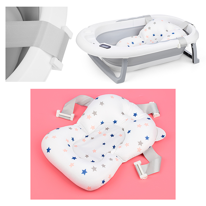 Матрасик для купания 00-4797 (цвет: звёздочки на белом)