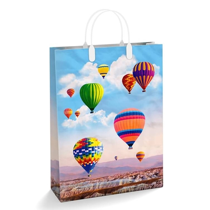 Пакет подарочный 30х40, 150мкм из мягкого пластика "Атмосфера" ламинированный Пакет подарочный 30х40, 150мкм из мягкого пластика "Атмосфера" ламинированный