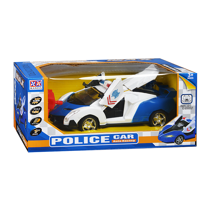 Машина 737-5588-1 "Скоростной патруль" р/у, 27 MHz, в коробке