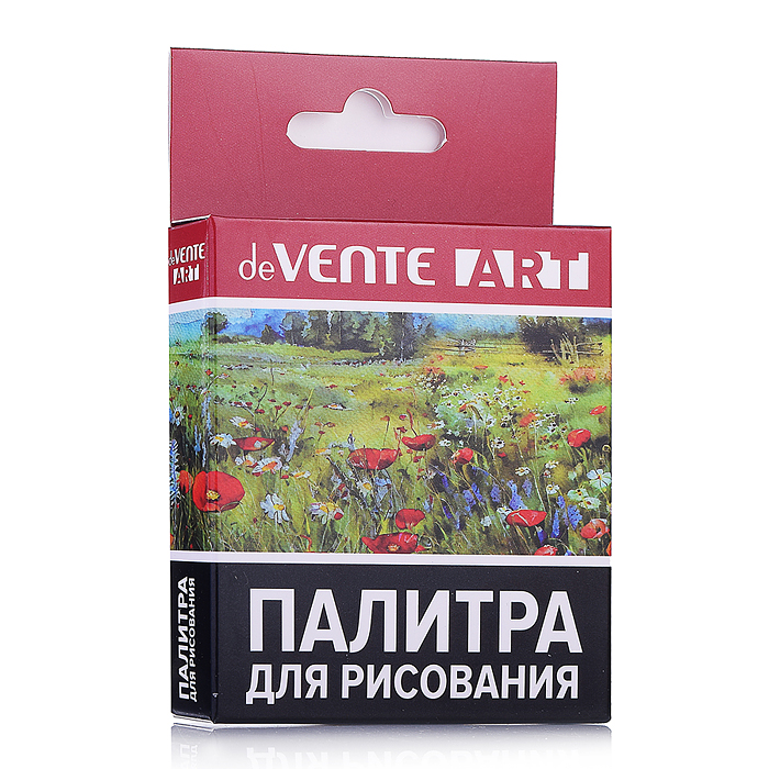 Фото к товару Палитра для красок "Art" пластиковая, размер в закрытом виде 7,5x7,5x1,5см, размер в открыт Палитра для красок "Art" пластиковая, размер в закрытом виде 7,5x7,5x1,5см, размер в открыт