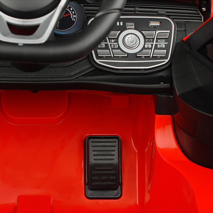 Электромобиль U023435Y "Супер вояж" на аккумуляторе, с р/у управлением, в коробке (красный)