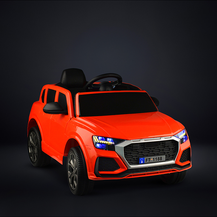 Электромобиль U023435Y "Супер вояж" на аккумуляторе, с р/у управлением, в коробке (красный)