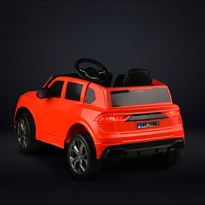 Электромобиль U023435Y "Супер вояж" на аккумуляторе, с р/у управлением, в коробке (красный)