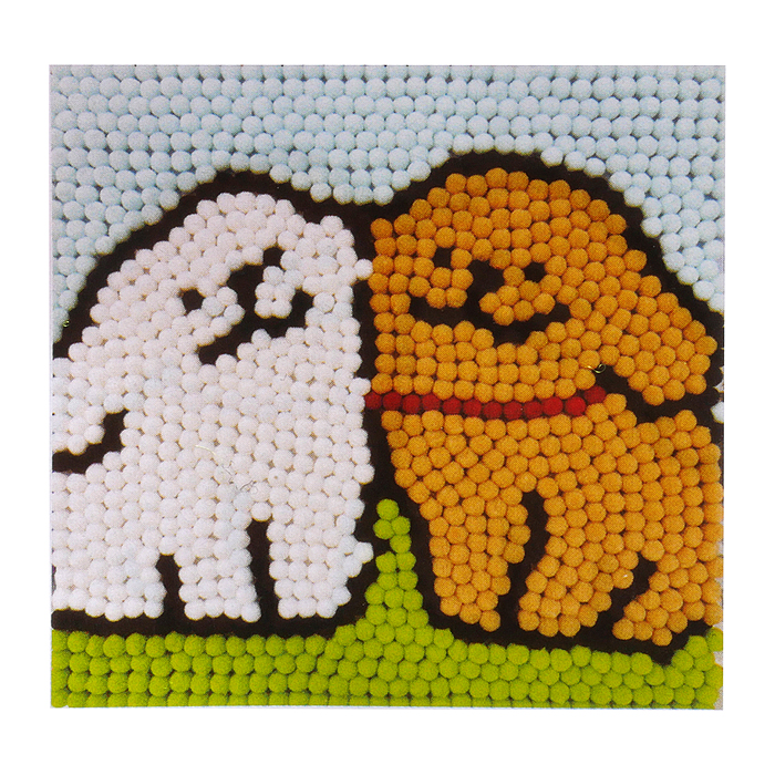 Набор творческая мастерская MKX-14 "Милые щенки" 30*30 см.