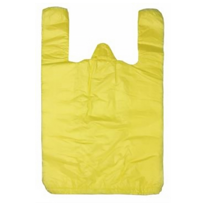 Пакет ПЭ типа "майка" 18+10х30см (8) (желтый) Пакет ПЭ типа "майка" 18+10х30см (8) (желтый)