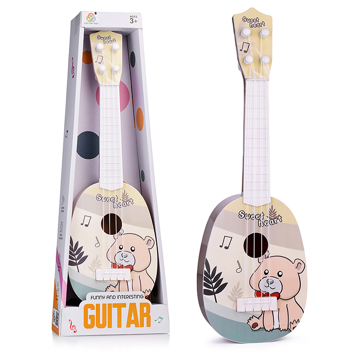 Гитара 8080A "Милый мишка" в коробке