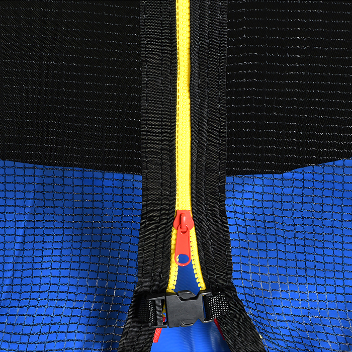 Фото к товару Батут ROCKET, d=244, внешняя сетка высотой 160 см., общая высота 225 см, синий Батут ROCKET, d=244, внешняя сетка высотой 160 см., общая высота 225 см, синий