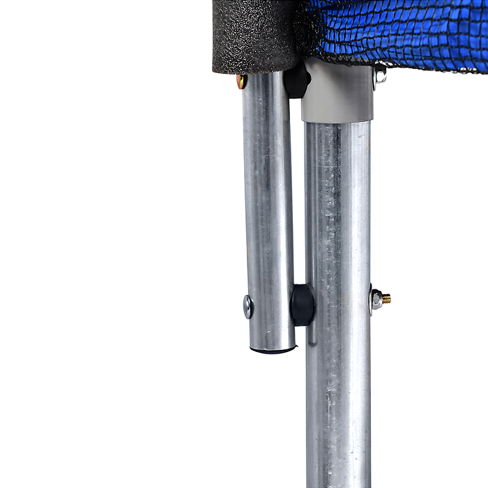 Фото к товару Батут ROCKET, d=244, внешняя сетка высотой 160 см., общая высота 225 см, синий Батут ROCKET, d=244, внешняя сетка высотой 160 см., общая высота 225 см, синий