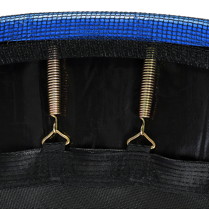 Фото к товару Батут ROCKET, d=244, внешняя сетка высотой 160 см., общая высота 225 см, синий Батут ROCKET, d=244, внешняя сетка высотой 160 см., общая высота 225 см, синий