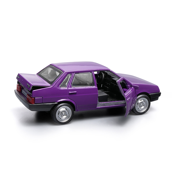 Фото к товару Машина металл LADA-21099 "Спутник" 12см. (двери, багаж, баклажан) инерц., в коробке Машина металл LADA-21099 "Спутник" 12см. (двери, багаж, баклажан) инерц., в коробке