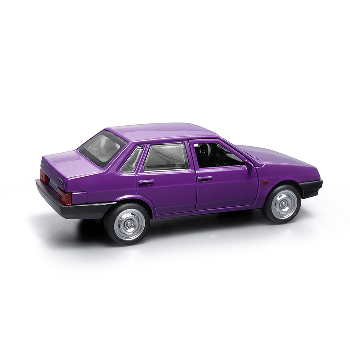 Фото к товару Машина металл LADA-21099 "Спутник" 12см. (двери, багаж, баклажан) инерц., в коробке Машина металл LADA-21099 "Спутник" 12см. (двери, багаж, баклажан) инерц., в коробке