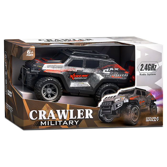 Машина 8166-10 "Военный вездеход" р/у, 27 MHz, в коробке