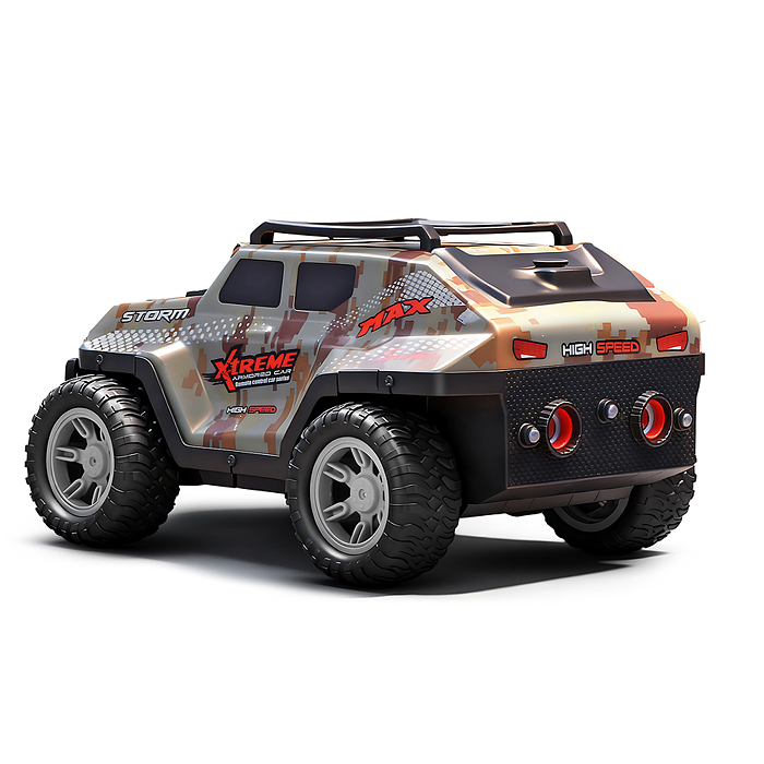 Машина 8166-10 "Военный вездеход" р/у, 27 MHz, в коробке