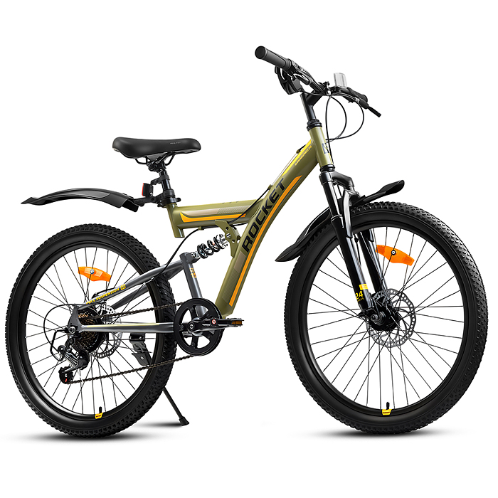 Фото к товару Велосипед 24" Rocket Azkar Pro, цвет хаки, размер 15" Велосипед 24" Rocket Azkar Pro, цвет хаки, размер 15"