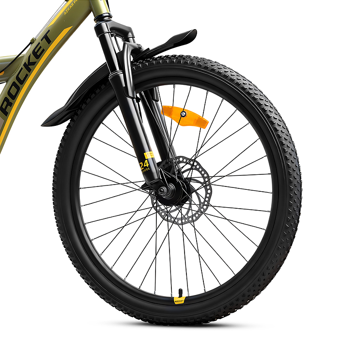Фото к товару Велосипед 24" Rocket Azkar Pro, цвет хаки, размер 15" Велосипед 24" Rocket Azkar Pro, цвет хаки, размер 15"