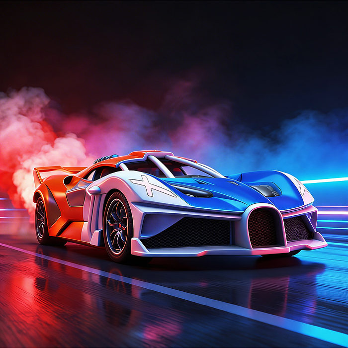 Машина YL820-55 "Вихрь победы" р/у, 27 MHz, в коробке