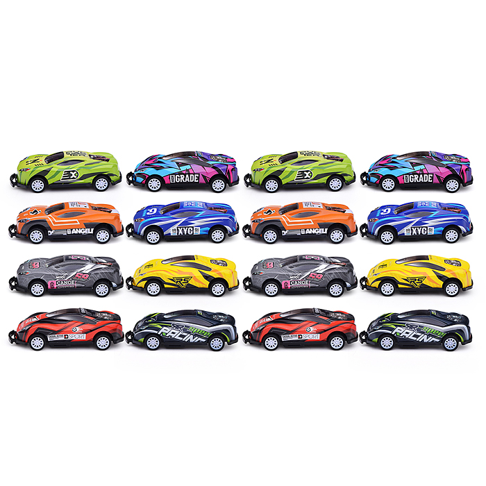 Фото к товару Набор машин KZ957-013 "Crash racing" металл, в коробке Набор машин KZ957-013 "Crash racing" металл, в коробке