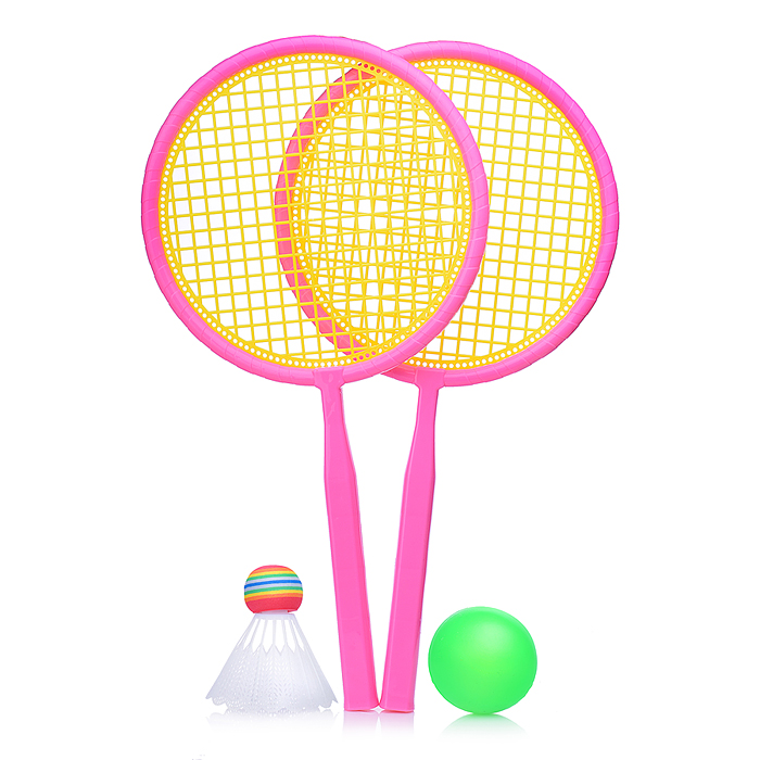 Фото к товару Набор игровых ракеток 00-5742 (2 ракетки, волан, мяч) Набор игровых ракеток 00-5742 (2 ракетки, волан, мяч)