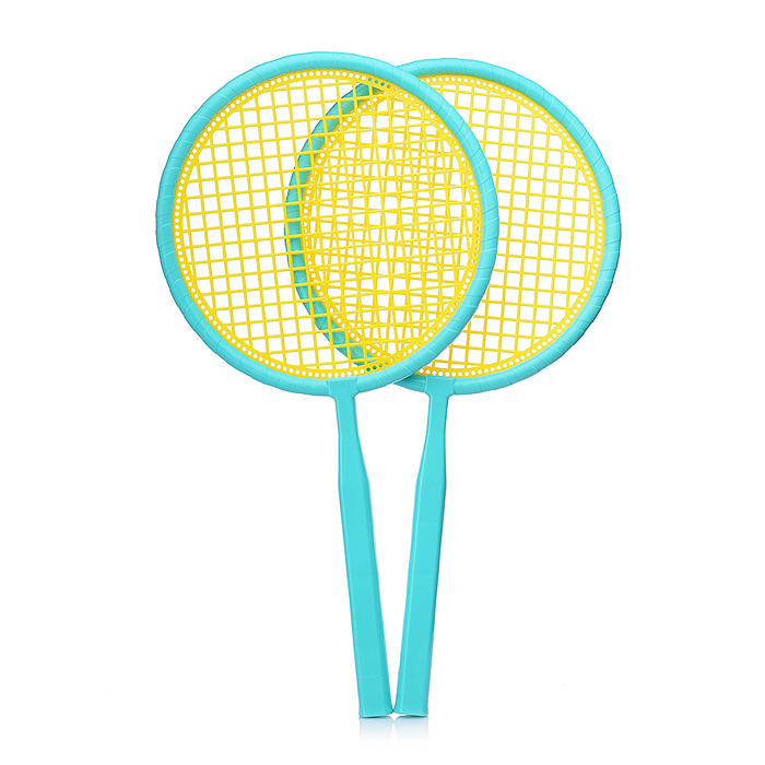 Фото к товару Набор игровых ракеток 00-5742 (2 ракетки, волан, мяч) Набор игровых ракеток 00-5742 (2 ракетки, волан, мяч)