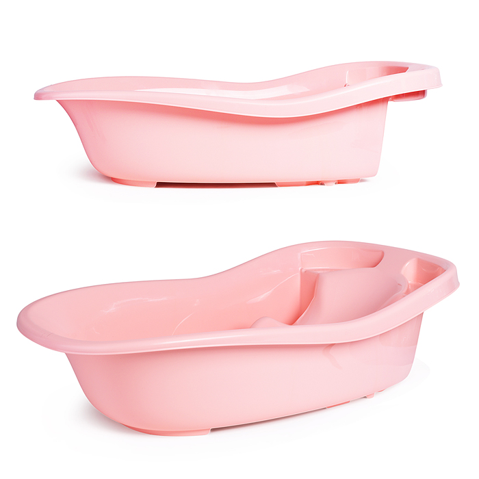 Ванна детская со сливом, 910х515х246мм, 38л (Светло-розовый)