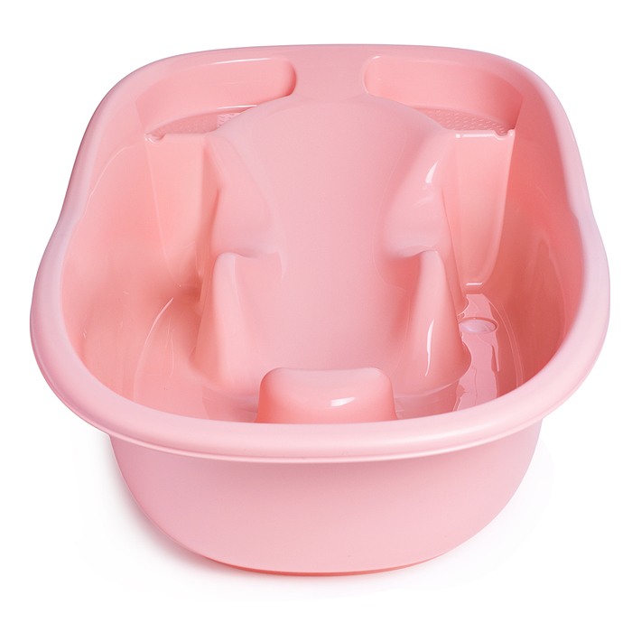 Фото к товару Ванна детская со сливом, 910х515х246мм, 38л (Светло-розовый) Ванна детская со сливом, 910х515х246мм, 38л (Светло-розовый)