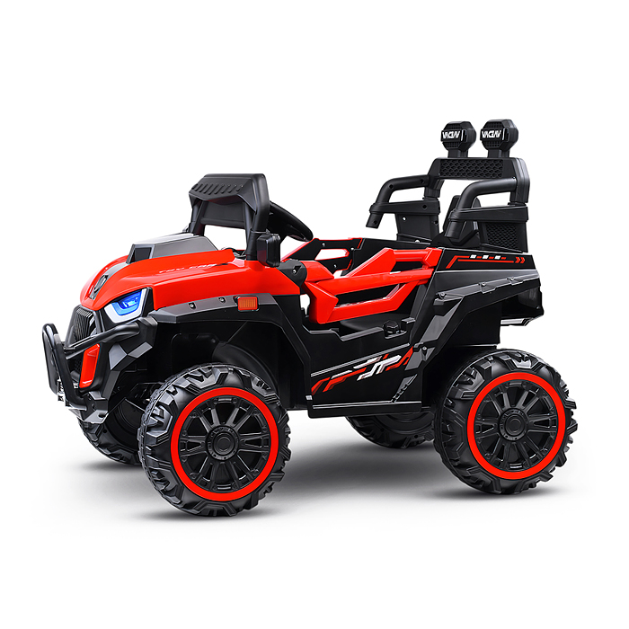 Электромобиль U014087Y "Багги" с р/у управлением, четырехколесный (красный)
