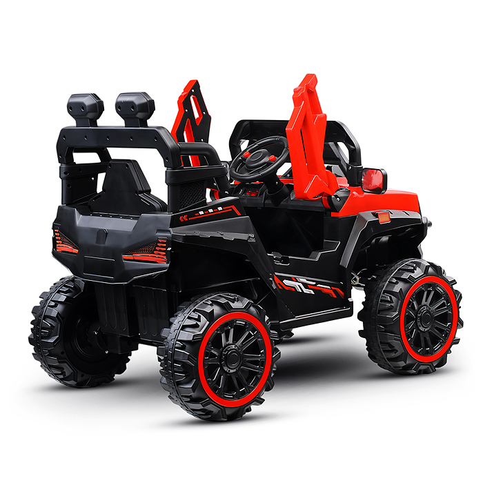 Электромобиль U014087Y "Багги" с р/у управлением, четырехколесный (красный)