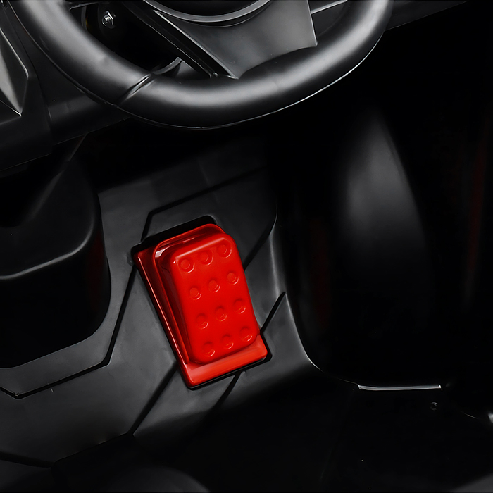 Электромобиль U014087Y "Багги" с р/у управлением, четырехколесный (красный)