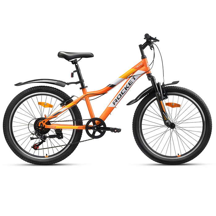 Велосипед 24" Rocket Vela 24 , цвет оранжевый, размер 13"