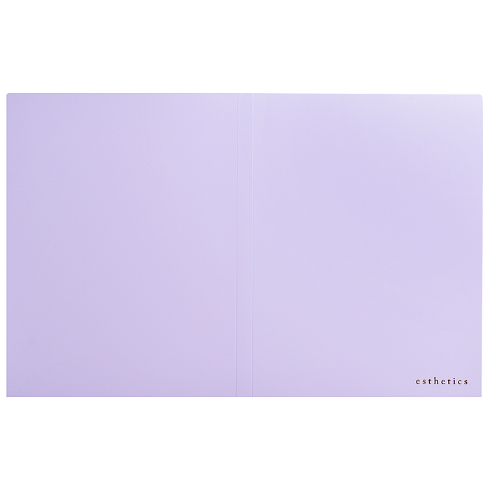 Фото к товару Папка с 20 вкладышами A4 "Esthetics" A4 (235x310x15 мм) полипропилен 700 мкм, фактура "sof Папка с 20 вкладышами A4 "Esthetics" A4 (235x310x15 мм) полипропилен 700 мкм, фактура "sof