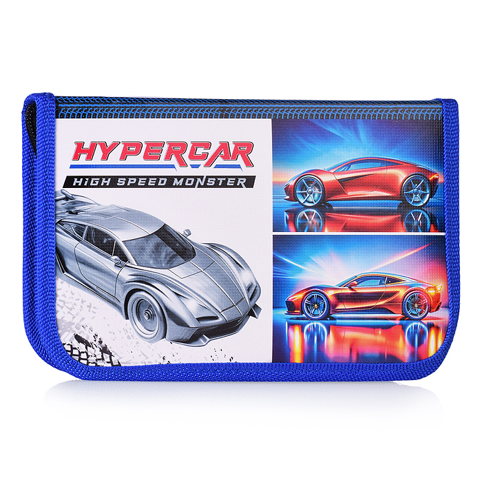 Пенал односекционный большой "HYPERCAR" 2025