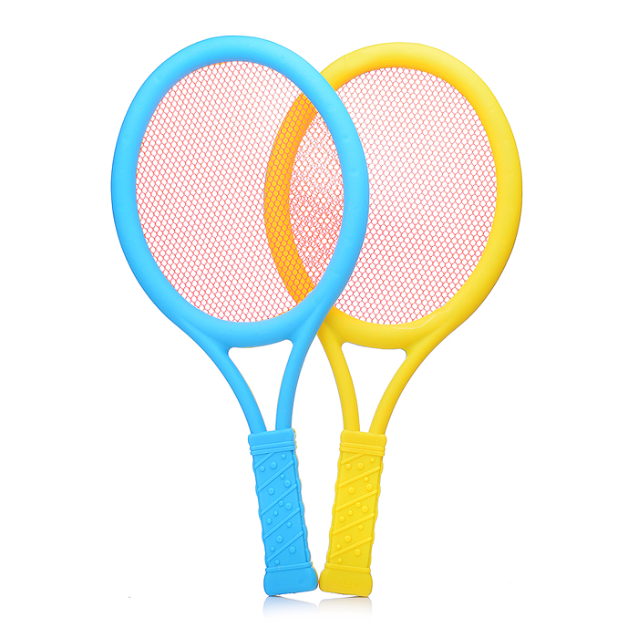 Фото к товару Набор игровых ракеток 00-5744 (2 ракетки. волан, мяч) Набор игровых ракеток 00-5744 (2 ракетки. волан, мяч)