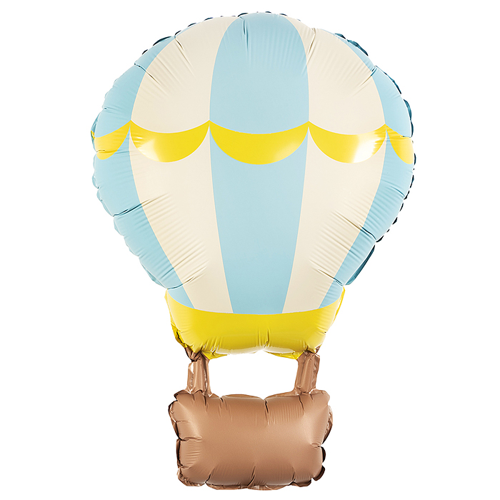 Шар (34''/86 см) Фигура, Воздушный шар, Голубой, Сатин, 1 шт. в уп.