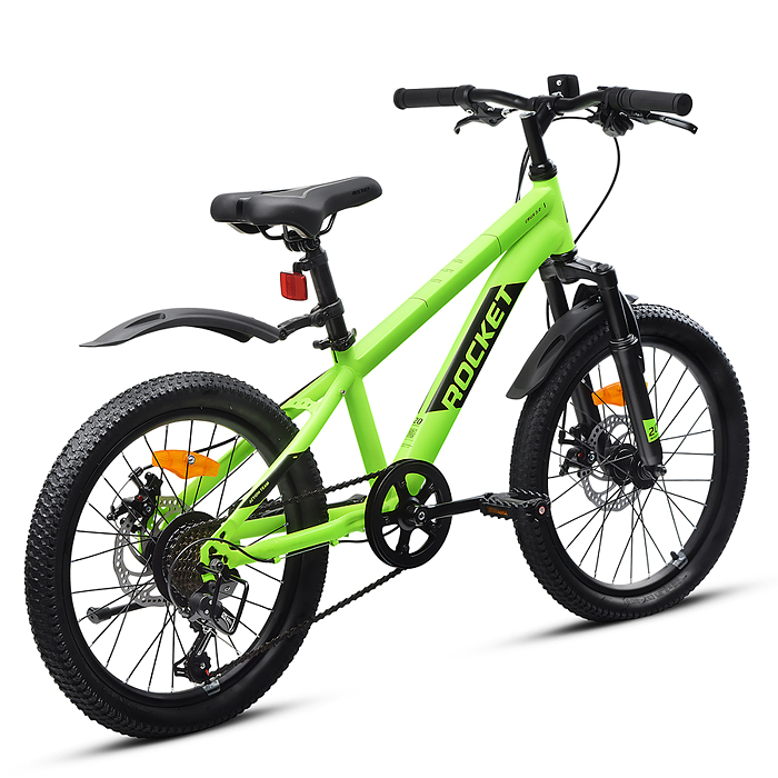 Фото к товару Велосипед 20" Rocket Crux 3.0 , цвет зеленый, размер 11" Велосипед 20" Rocket Crux 3.0 , цвет зеленый, размер 11"