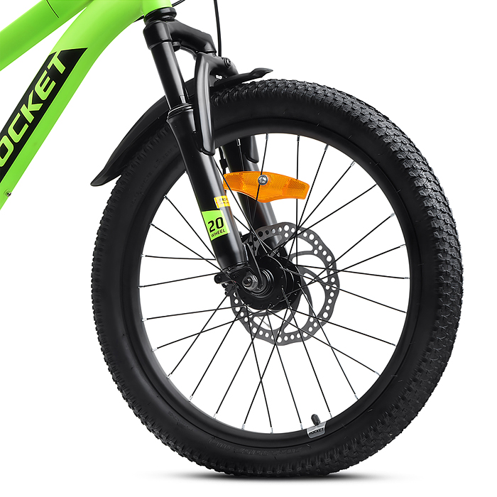 Фото к товару Велосипед 20" Rocket Crux 3.0 , цвет зеленый, размер 11" Велосипед 20" Rocket Crux 3.0 , цвет зеленый, размер 11"