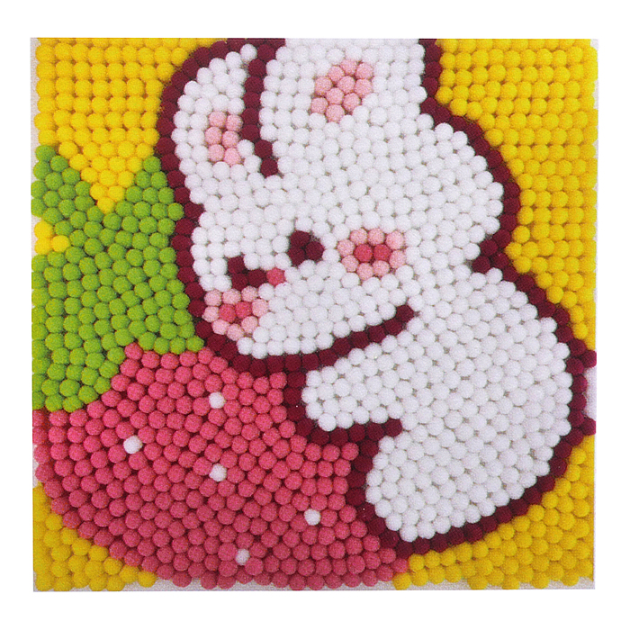 Набор творческая мастерская MKX-13 "Зайчик с клубничкой" 30*30 см.