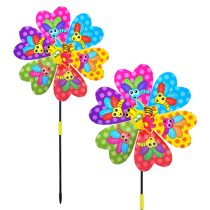 Ветерок 00-5857 "Цветок с насекомыми" 21*50см., в пакете