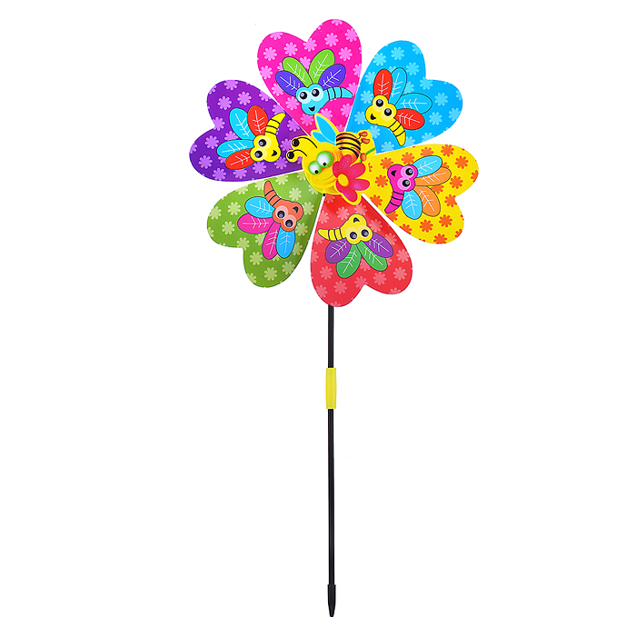 Фото к товару Ветерок 00-5857 "Цветок с насекомыми" 21*50см., в пакете Ветерок 00-5857 "Цветок с насекомыми" 21*50см., в пакете