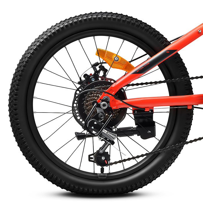 Фото к товару Велосипед 20" Rocket Crux 4.0 , цвет красный, размер 11" Велосипед 20" Rocket Crux 4.0 , цвет красный, размер 11"