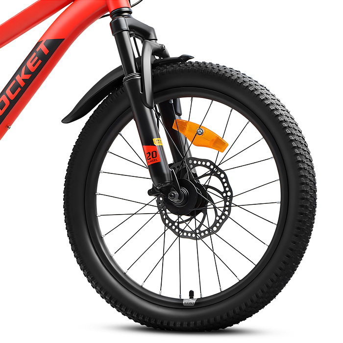 Фото к товару Велосипед 20" Rocket Crux 4.0 , цвет красный, размер 11" Велосипед 20" Rocket Crux 4.0 , цвет красный, размер 11"