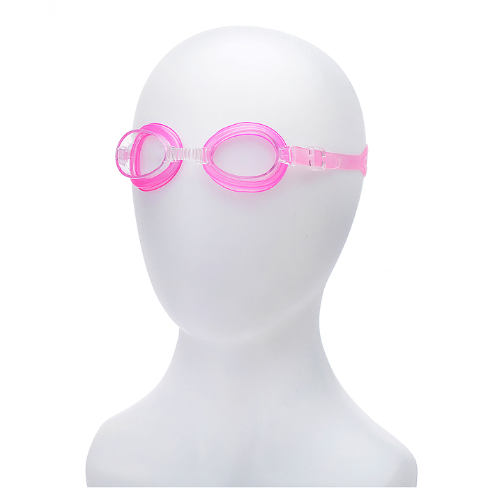 Очки для плавания 00-4074 цветные, в ассортименте, в пакете